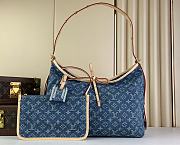 Bagsaaa Louis Vuitton Carryall Monogram Denim - 39 x 30 x 15 cm - 1