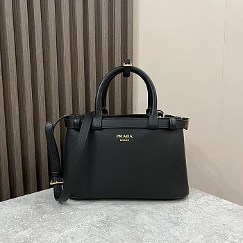 Bagsaaa Prada Top Handle Bag In Black - 28x18x10.5cm