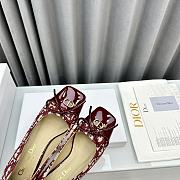 	 Bagsaaa Dior Oblique Red Heels - 5