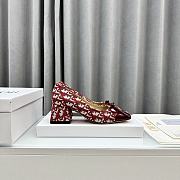 	 Bagsaaa Dior Oblique Red Heels - 4