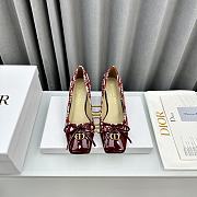 	 Bagsaaa Dior Oblique Red Heels - 3