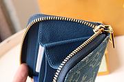 	 Bagsaaa Louis Vuitton Zippy Coin Purse Monogram Denim - 11*8.5*2cm - 2