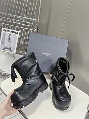 Bagsaaa Balenciaga Alaska Low Boot in black shiny super soft calfskin - 3