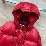 Bagsaaa Celine Down Jacket In Red With Removable  Sleeves - 3