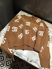 Bagsaaa Dolce&GabbanaCaramel Crew Neck Sweater With Logo - 2