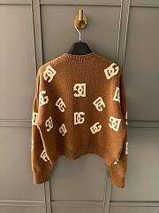 Bagsaaa Dolce&GabbanaCaramel Crew Neck Sweater With Logo - 6