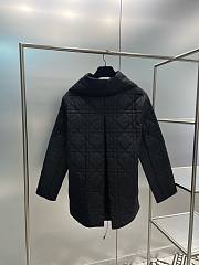 Bagsaaa Dior Macrocannage Belted Peacoat Black Quilted Technical Taffeta - 6