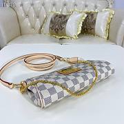 Bagsaaa Louis Vuitton Eva Damier Azur Bag - 25x4x13cm - 4