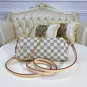 Bagsaaa Louis Vuitton Eva Damier Azur Bag - 25x4x13cm - 6