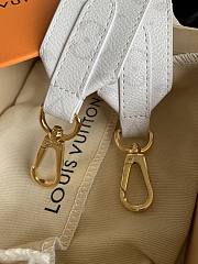 Bagsaaa Louis Vuitton Leather Monogram White Strap - 6