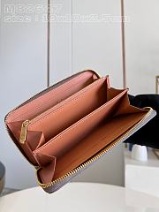 Bagsaaa Louis Vuitton Zippy Wallet Mahina Flight Mode In Grey - 19*10*2.5cm - 5