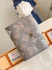 Bagsaaa Louis Vuitton Victorine Wallet Mahina In Grey - 12*9.5*1.5cm - 1