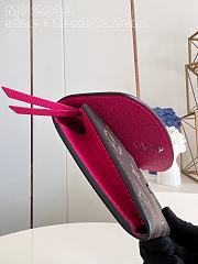 Bagsaaa Louis Vuitton Emilie Wallet Pink - 19 x 10 x 2 cm - 5