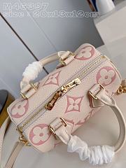 	 Bagsaaa Louis Vuitton Speedy Bandoulière 20 Ivory and Pink - 4