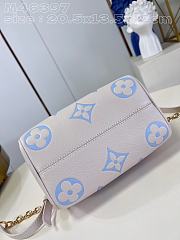 	 Bagsaaa Louis Vuitton Speedy Bandoulière 20 Ivory and Blue - 5