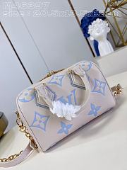 	 Bagsaaa Louis Vuitton Speedy Bandoulière 20 Ivory and Blue - 2