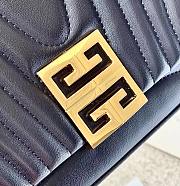 Bagsaaa Givenchy Micro 4G Soft Leather Bag Black - 25*15*6cm - 3