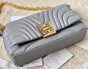 	 Bagsaaa Givenchy Micro 4G Soft Leather Bag Grey - 25*15*6cm - 6