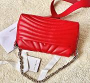 	 Bagsaaa Givenchy Micro 4G Soft Leather Bag Red - 25*15*6cm - 6