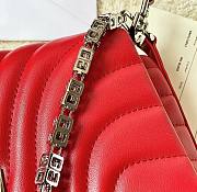 	 Bagsaaa Givenchy Micro 4G Soft Leather Bag Red - 25*15*6cm - 3