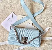 	 Bagsaaa Givenchy Micro 4G Soft Leather Bag Blue - 25*15*6cm - 1
