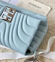 	 Bagsaaa Givenchy Micro 4G Soft Leather Bag Blue - 25*15*6cm - 4