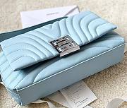 	 Bagsaaa Givenchy Micro 4G Soft Leather Bag Blue - 25*15*6cm - 2