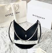 Bagsaaa Givenchy Cut-Out Small Shoulder Bag Black - 27*27*6cm - 1