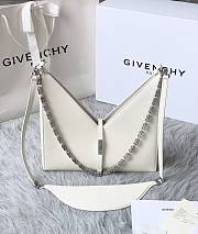 	 Bagsaaa Givenchy Cut-Out Small Shoulder Bag White - 27*27*6cm - 1
