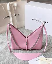 	 Bagsaaa Givenchy Cut-Out Small Shoulder Bag Pink - 27*27*6cm - 1