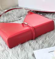 	 Bagsaaa Givenchy Cut-Out Small Shoulder Bag Red - 27*27*6cm - 6