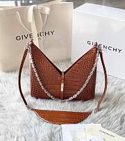 	 Bagsaaa Givenchy Cut-Out Small Shoulder Bag Brown - 27*27*6cm - 1