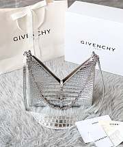 	 Bagsaaa Givenchy Cut-Out Small Shoulder Bag Silver - 27*27*6cm - 1