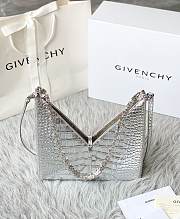 	 Bagsaaa Givenchy Cut-Out Small Shoulder Bag Silver - 27*27*6cm - 5
