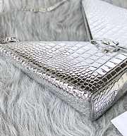 	 Bagsaaa Givenchy Cut-Out Small Shoulder Bag Silver - 27*27*6cm - 2