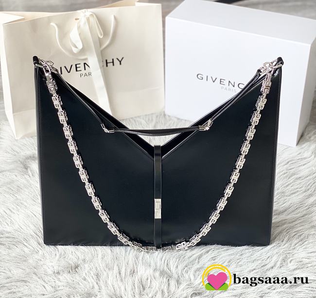 Bagsaaa Givenchy Cut-Out Large Shoulder Bag Black - 46*8*19cm - 1