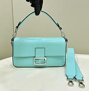Bagsaaa Fendi x Tiffany & Co Baguette In Blue Leather  - 1