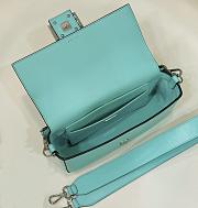 Bagsaaa Fendi x Tiffany & Co Baguette In Blue Leather  - 3