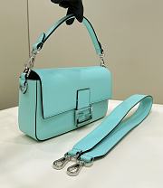 Bagsaaa Fendi x Tiffany & Co Baguette In Blue Leather  - 2
