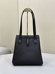 	 Bagsaaa Fendi Origami Medium Black leather bag that can be transformed - 3