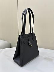 	 Bagsaaa Fendi Origami Medium Black leather bag that can be transformed - 4