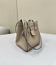 	 Bagsaaa Fendi Origami Mini Dove grey leather bag that can be transformed - 5