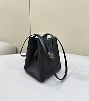 	 Bagsaaa Fendi Origami Mini Black leather bag that can be transformed - 3
