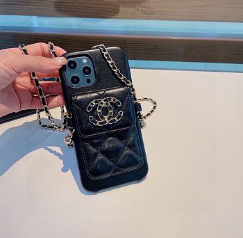Bagsaaa Chanel 19 Phone Case Black 
