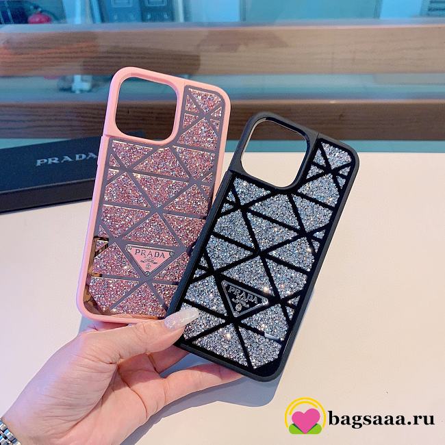 Bagsaaa Prada Crystal Phone Case 02 - 1