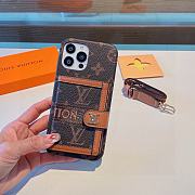 Bagsaaa Louis Vuitton Monogram With Wallet Phone Case - 2