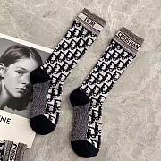 Bagsaaa Dior Oblique Black Socks - 1