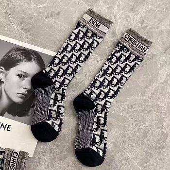 Bagsaaa Dior Oblique Black Socks