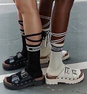 Bagsaaa Dior Black & White Socks - 1