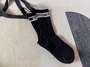 Bagsaaa Dior Black & White Socks - 3